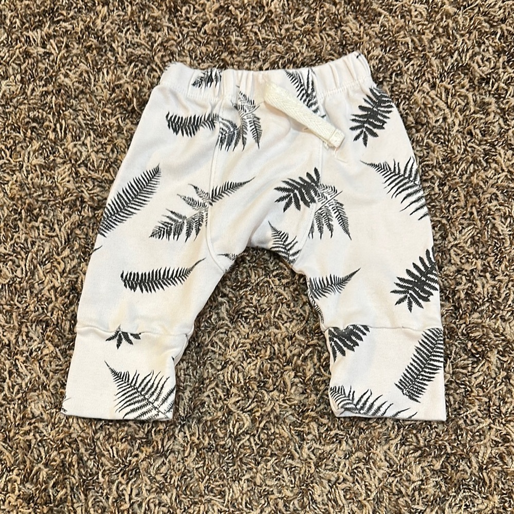 Leaf Print Baby Pants